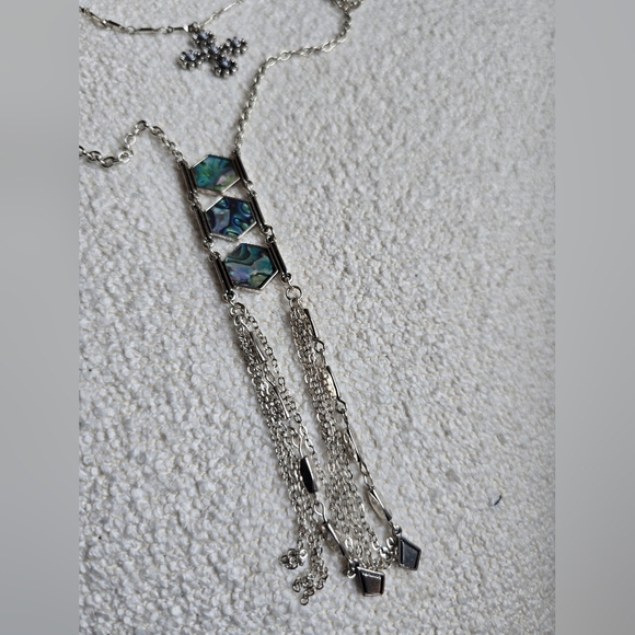 Free People Silver and Turquoise Necklace - Picture 5 of 12